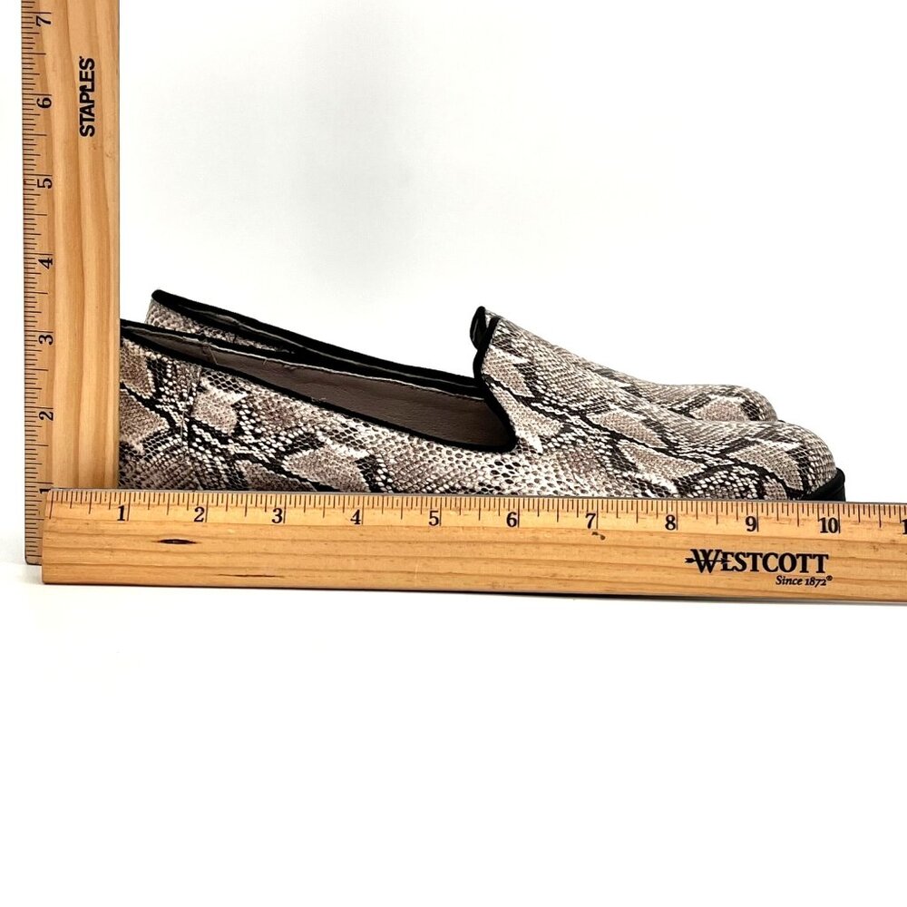 Wear Ever Quade Womens 8M Ivory Snake Print Ultra Comfort Slip-On Loafers New - Picture 15 of 16